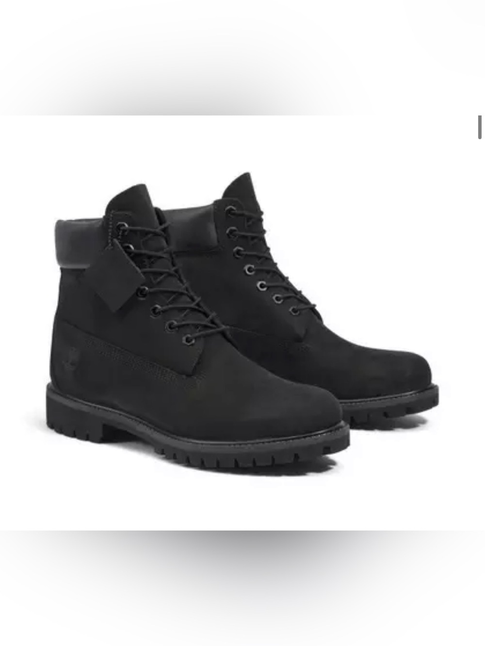 Timberland Premium Classic 6-Inch Black Men's Waterproof Boot 11 Wide New